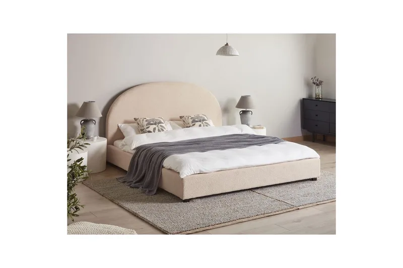 Vannseng Vaucluse - Beige Bouclé, 180x200 cm - Møbler - Senger - Vannsenger