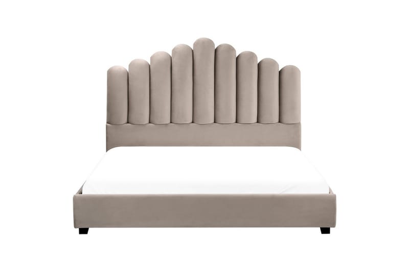 Vannseng Vincennes - Taupe, svart, 160x200 cm - Møbler - Senger - Vannsenger