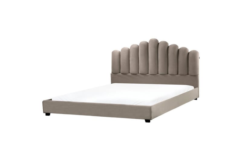 Vannseng Vincennes, Taupe, svart, 180x200 cm