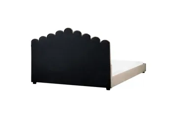 Vannseng Vincennes - Taupe, svart, 180x200 cm - Møbler - Senger - Vannsenger