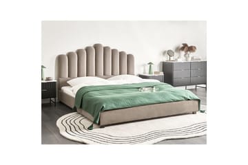 Vannseng Vincennes - Taupe, svart, 180x200 cm - Møbler - Senger - Vannsenger