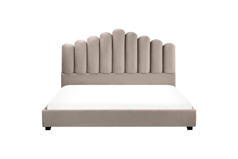 Vannseng Vincennes - Taupe, svart, 180x200 cm - Møbler - Senger - Vannsenger