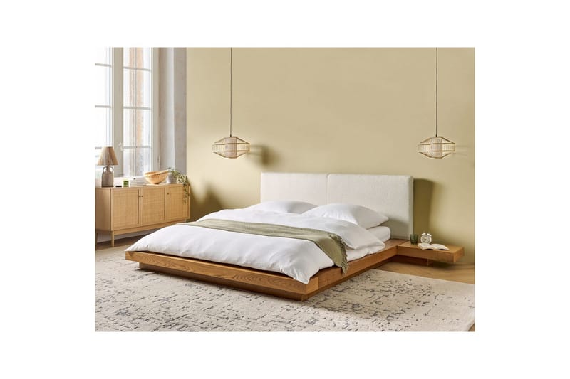 Vannseng Zen - Lyst tre, hvit, 160x200 cm - Møbler - Senger - Vannsenger