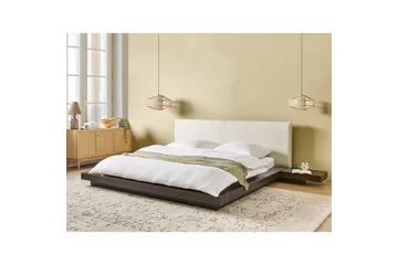 Vannseng Zen - Mørkt tre, hvit, 180x200 cm - Møbler - Senger - Vannsenger