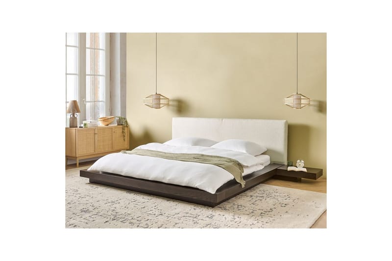 Vannseng Zen - Mørkt tre, hvit, 180x200 cm - Møbler - Senger - Vannsenger