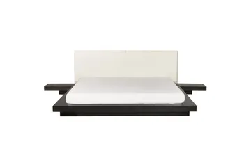 Vannseng Zen - Mørkt tre, hvit, 180x200 cm - Møbler - Senger - Vannsenger