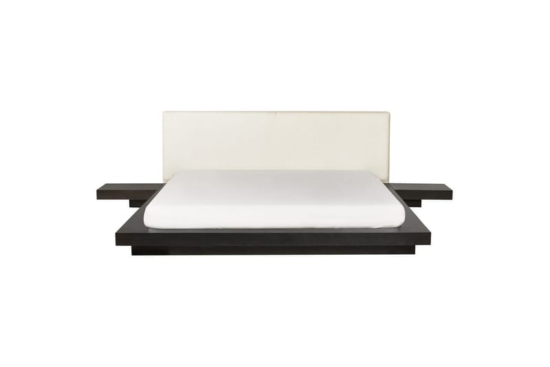 Vannseng Zen - Mørkt tre, hvit, 180x200 cm - Møbler - Senger - Vannsenger
