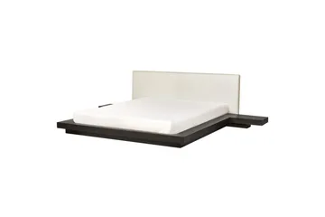 Vannseng Zen - Mørkt tre, hvit, 180x200 cm - Møbler - Senger - Vannsenger