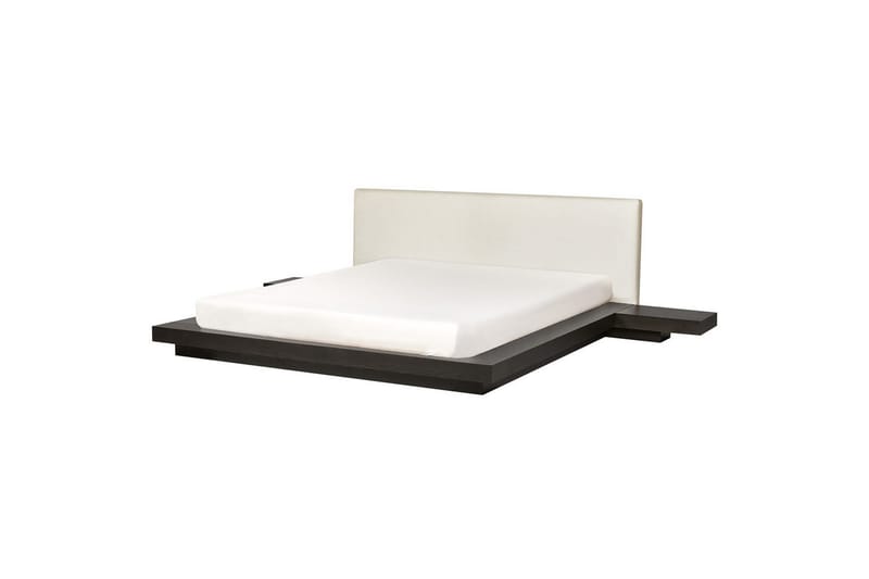 Vannseng Zen - Mørkt tre, hvit, 180x200 cm - Møbler - Senger - Vannsenger