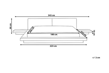 Vannseng Zen 180 | 200 cm - Tre | Natur - Møbler - Senger - Vannsenger