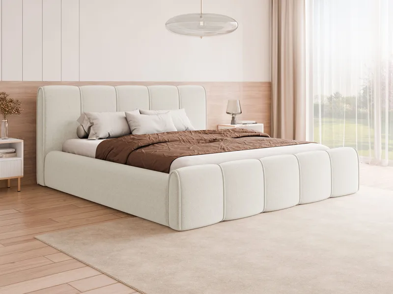 Varlinor Sengeramme 180x200 cm med Oppbevaring - Hvit - Møbler - Senger - Senger med oppbevaring