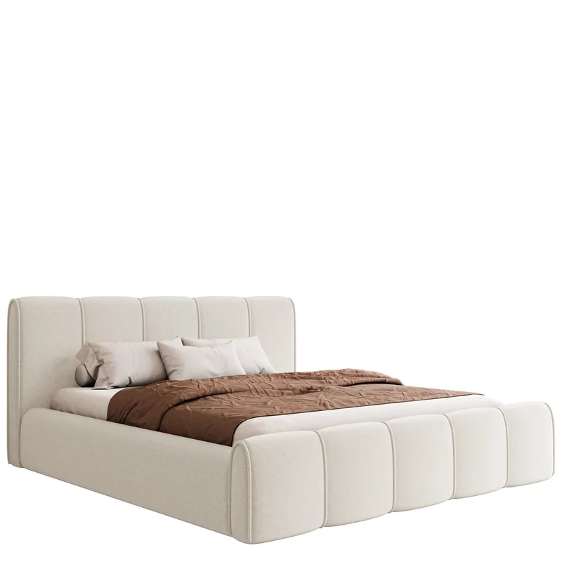 Varlinor Sengeramme 180x200 cm med Oppbevaring, Hvit