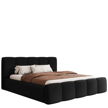 Varlinor Sengeramme 180x200 cm med Oppbevaring - Svart - Møbler - Senger - Senger med oppbevaring