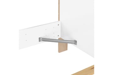 Varun Sengeramme 140x190 cm - Hvit/Natur - Møbler - Senger - Sengeramme & sengestamme