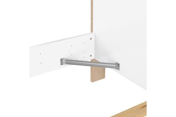 Varun Sengeramme 140x190 cm - Hvit/Natur - Møbler - Senger - Sengeramme & sengestamme
