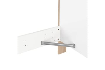 Varun Sengeramme 140x200 cm - Hvit/Natur - Møbler - Senger - Sengeramme & sengestamme