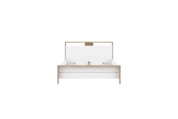 Varun Sengeramme 140x200 cm - Hvit/Natur - Møbler - Senger - Sengeramme & sengestamme