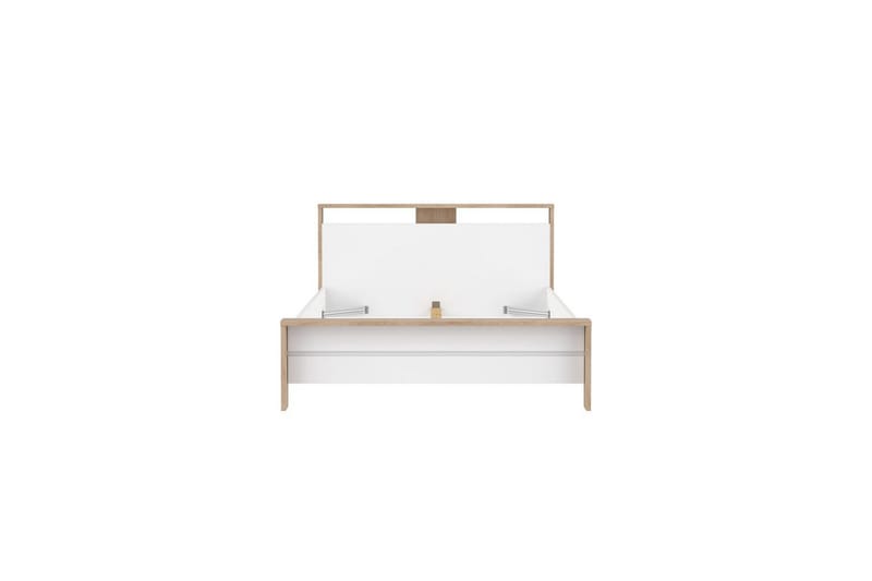 Varun Sengeramme 140x200 cm - Hvit/Natur - Møbler - Senger - Sengeramme & sengestamme