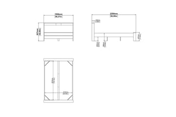 Varun Sengeramme 140x200 cm - Hvit/Natur - Møbler - Senger - Sengeramme & sengestamme