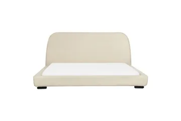 Vattensäng Beliani Roisel Bouclé, 160x200 cm Beige||Black 180x200 VALUE_MISSING_3 - Møbler - Senger - Vannsenger