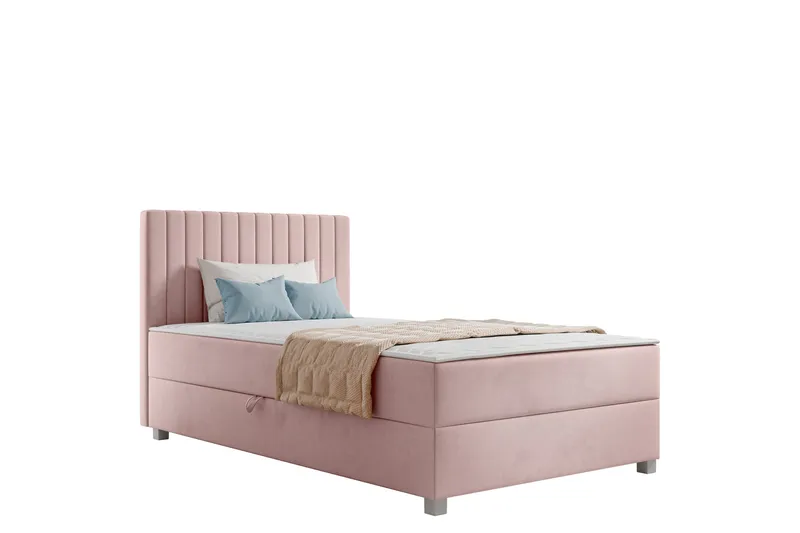 Veyran Sengepakke Kontinentalseng med Oppbevaring 120x200 cm, Rosa