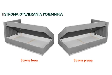Veyran Sengepakke Kontinentalseng med Oppbevaring 90x200 cm - Rosa - Møbler - Senger - Kontinentalsenger