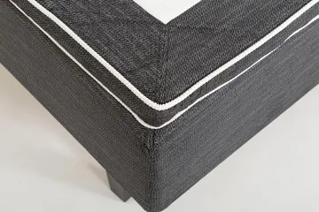 Viken Bas Komplett Rammeseng 120x200 Grå - Polyeter - Møbler - Senger - Enkeltsenger