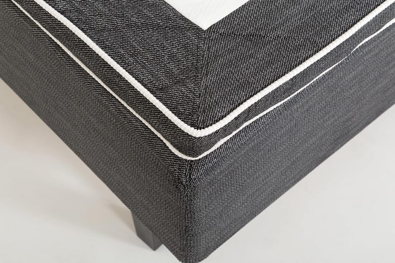 Viken Bas Komplett Rammeseng 120x200 Grå - Polyeter - Møbler - Senger - Enkeltsenger