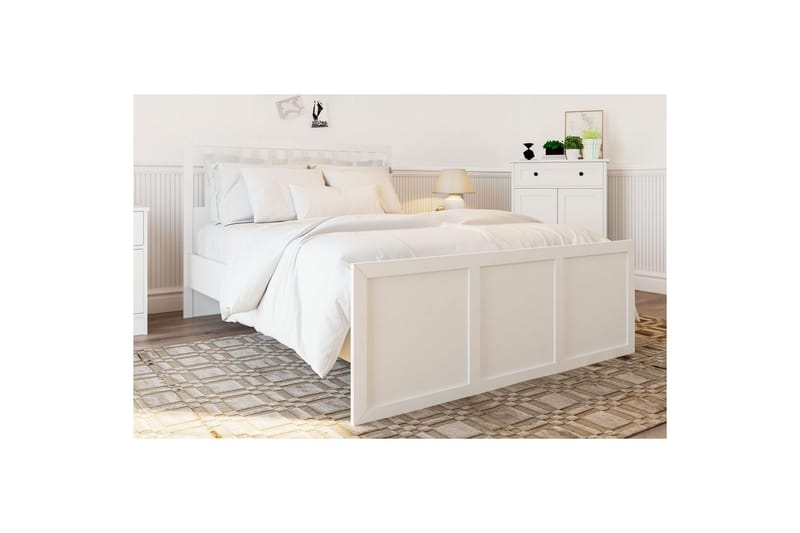 Vyric Sengeramme - Matt Hvit - Møbler - Senger - Sengeramme & sengestamme