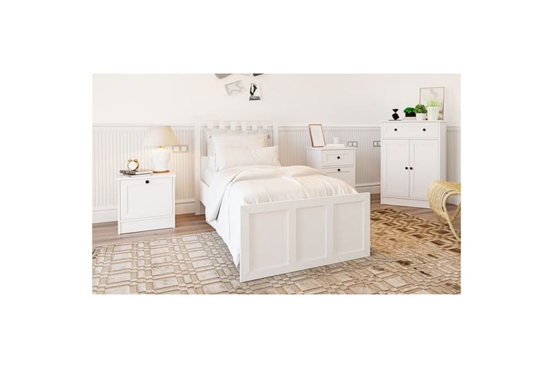 Vyric Sengeramme - Matt Hvit - Møbler - Senger - Sengeramme & sengestamme