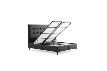 Yonel Komplett Sengepakke 180x200 cm - Svart - Møbler - Senger - Komplett sengepakke