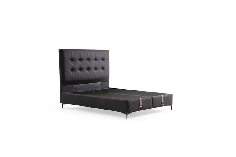 Yonel Sengeramme 100x200 cm - Svart - Møbler - Senger - Sengeramme & sengestamme