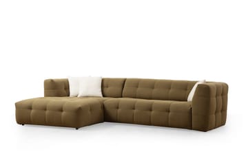 Octavian Sofa med Sjeselong 5-seter - Mørk beige - Møbler - Sofaer - Sofaer med sjeselong