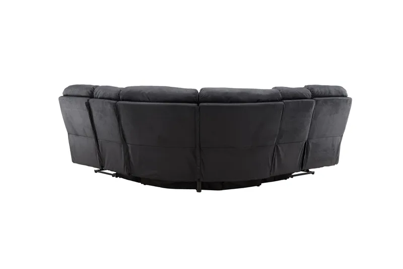 Saranda Reclinersofa - Svart - Møbler - Sofaer - Reclinersofaer - 4 seters kinosofa & reclinersofa