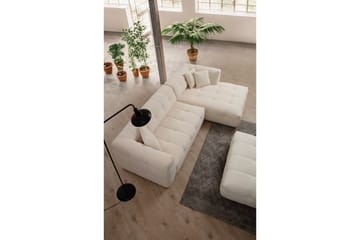 Octavian Sofa med Sjeselong 5-seter - Beige - Møbler - Sofaer - Sofaer med sjeselong