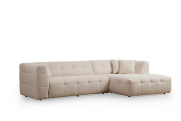 Octavian Sofa med Sjeselong 5-seter - Beige - Møbler - Sofaer - Sofaer med sjeselong