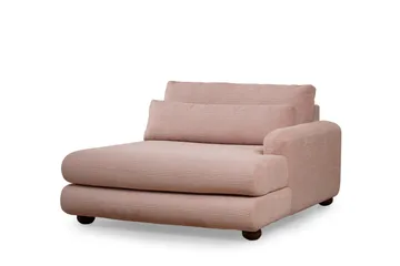 Relento Sofa med Sjeselong 3-seter - Rosa - Møbler - Sofaer - Sofaer med sjeselong - 3 seters sofa med divan