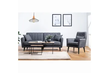 Arianda Sofagruppe - Antrasitt - Møbler - Sofaer - Sofagrupper