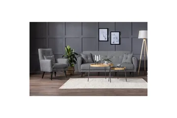 Hunterville Sofagruppe - Grå - Møbler - Sofaer - Sofagrupper