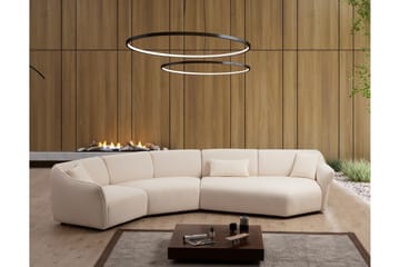 Damor Buet Sofa 4-seter - Beige - Møbler - Sofaer - 4 seter sofa