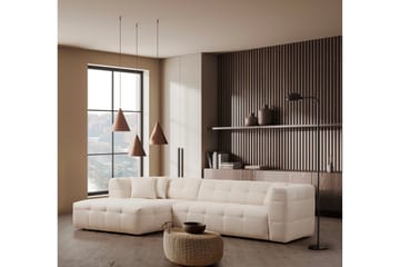 Octavian Sofa med Sjeselong 5-seter - Beige - Møbler - Sofaer - Sofaer med sjeselong