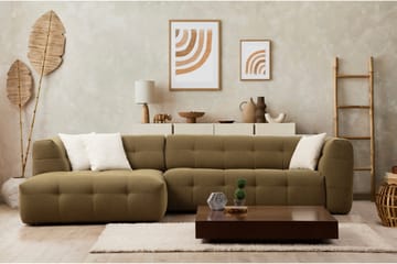 Octavian Sofa med Sjeselong 5-seter - Mørk beige - Møbler - Sofaer - Sofaer med sjeselong