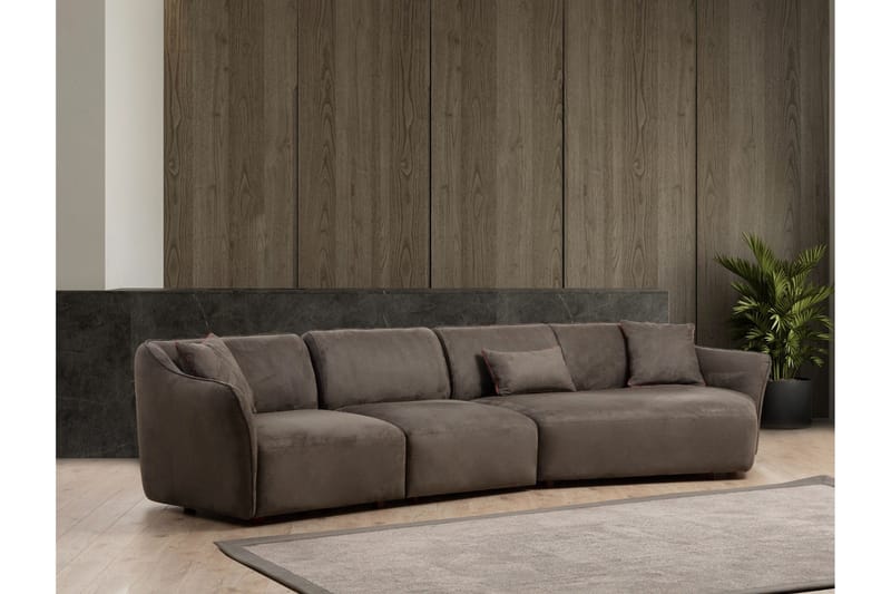 Damor Buet Sofa 4-seter - Brun - Møbler - Sofaer - 4 seter sofa