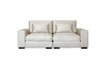 Dubai 2-seters sofa fløyel ekstra dyp