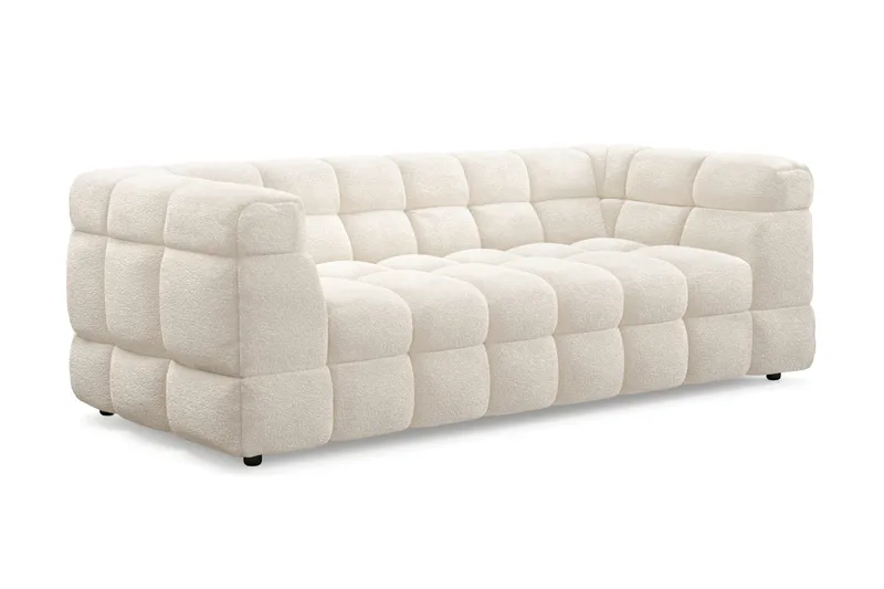 Elise 3-seters Sofa - Beige Teddy - Møbler - Sofaer - 3 seter sofa