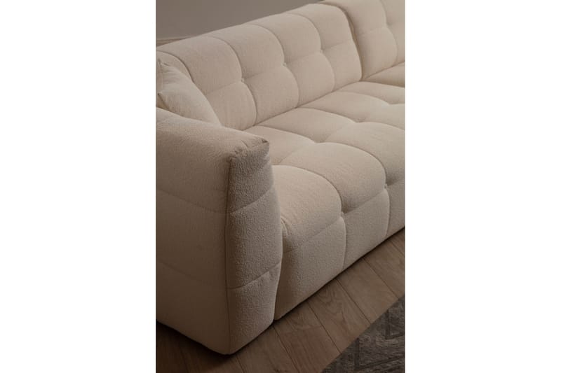Octavian Sofa med Sjeselong 5-seter - Beige - Møbler - Sofaer - Sofaer med sjeselong