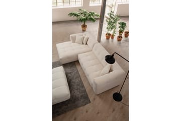 Octavian Sofa med Sjeselong 5-seter - Beige - Møbler - Sofaer - Sofaer med sjeselong