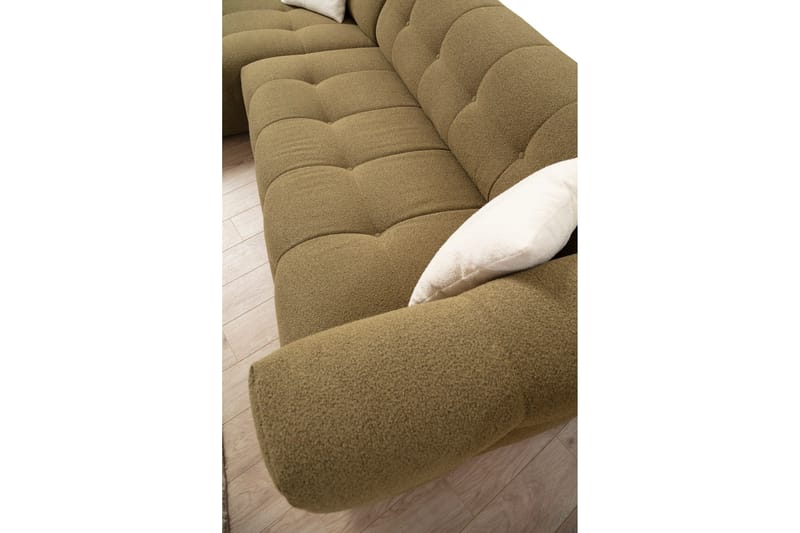 Octavian Sofa med Sjeselong 5-seter - Mørk beige - Møbler - Sofaer - Sofaer med sjeselong
