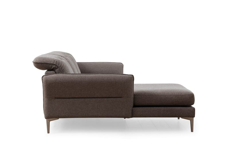 Chandara Sofa med Divan 5-seter - Grå - Møbler - Sofaer - Sofaer med sjeselong
