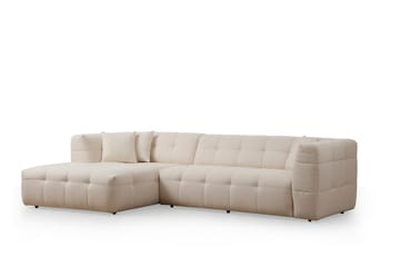 Octavian Sofa med Sjeselong 5-seter - Beige - Møbler - Sofaer - Sofaer med sjeselong
